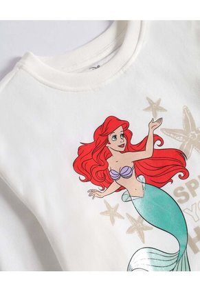 Buzo Infantil Niña Cuello Redondo Color Crema Marca Ostu #90060165