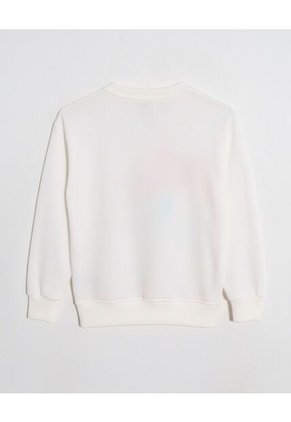 Buzo Infantil Niña Cuello Redondo Color Crema Marca Ostu #90060165