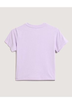 Camiseta Infantil Niña Manga Corta Cuello Redondo Color Lila Marca Ostu #90090344