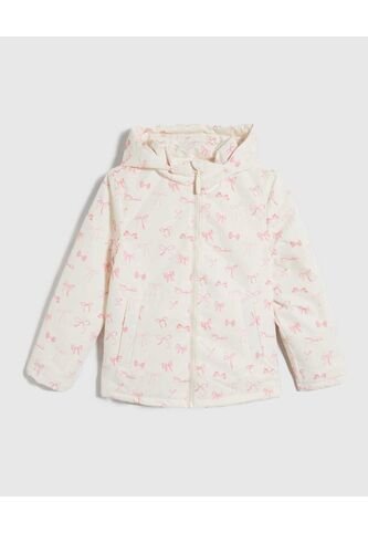 Chaqueta Para Niña Acolchada Color Crema Marca Ostu #90080040 Ostu