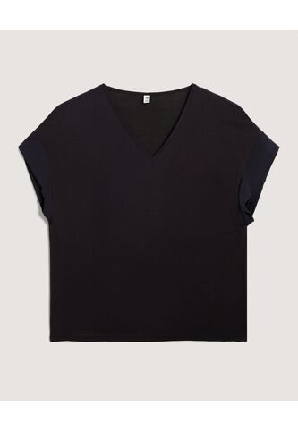 Blusa  Para Mujer Manga Corta Color Negro Marca Ostu #40121059 Ostu
