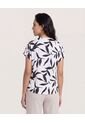 Blusa  Para Mujer Manga Corta Color Negro Marca Ostu #40121226 de Ostu