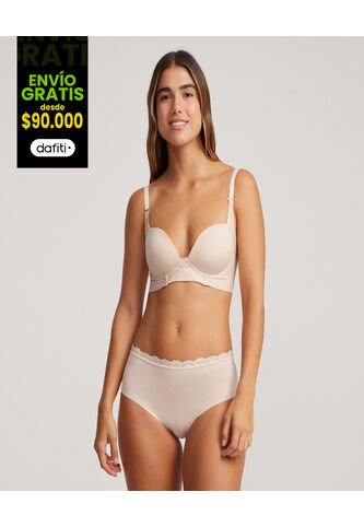 Brasier Para Mujer Copa Completa Color Rosado  Marca Ostu #40830009 Ostu