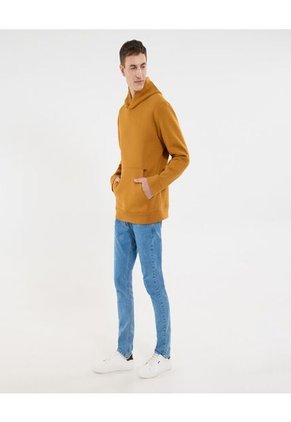 Buzo Para Hombre Hoodie Color Oro Marca Ostu #60060484