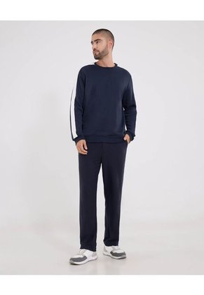 Buzo  Para Hombre Cuello Redondo Color Azul Marca Ostu #60060605