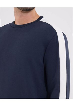 Buzo  Para Hombre Cuello Redondo Color Azul Marca Ostu #60060605