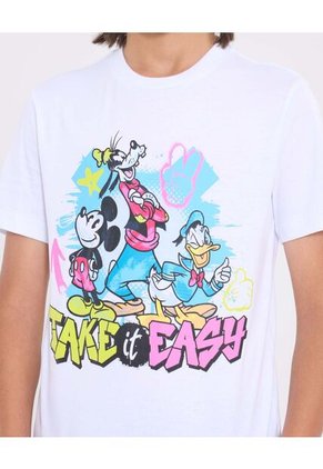 Camiseta  Infantil Niño Manga Corta Cuello Redondo Color Blanco Marca Ostu #80090325