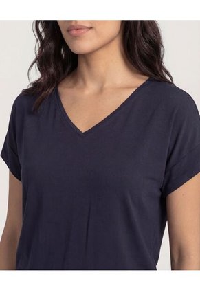 Blusa  Para Mujer Manga Corta Color Negro Marca Ostu #40121059