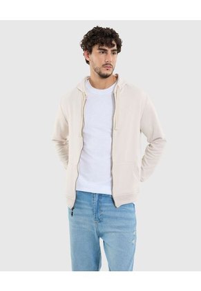 Buzo Para Hombre Zipper Color Beige Marca Ostu #60060437