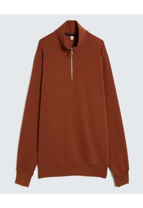 Buzo Para Hombre Zipper Color Terracota Marca Ostu #60060479