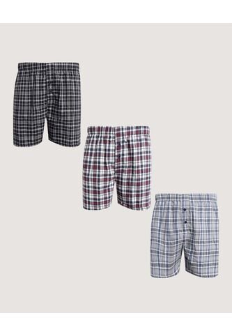 Boxer  Para Hombre Bragueta Amplio Color Surtido Marca Ostu #60000521 Ostu