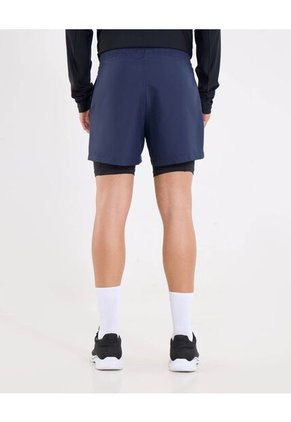 Bermuda Para Hombre Deportiva Medio Color Azul Marca Ostu #60100455