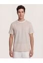 Camiseta  Para Hombre Manga Corta Cuello Redondo Color Crema Marca Ostu #60091957 de Ostu