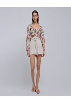 Blusa Para Mujer Manga Larga Color Rojo Marca Ostu #40121023