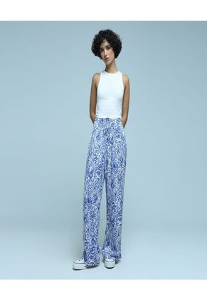 Pantalon Para Mujer  Color Azul  Marca Ostu #40070605