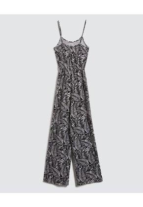 Enterizo Para Mujer Manga Sisa Color Negro Marca Ostu #40320100