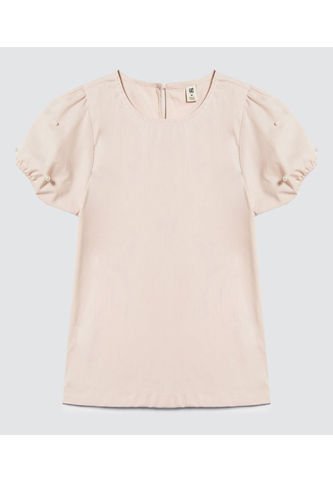 Blusa Para Niña Manga Corta Color Rosado  Marca Ostu #90120047 Ostu