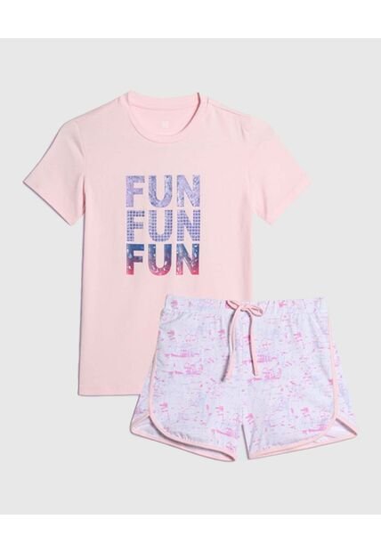 Pijama Para Niña M/C P/C Color Rosado  Marca Ostu #90040071