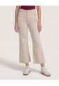 Jean Para Mujer Crop Flare Color Beige Marca Ostu #40160467 de Ostu