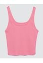 Crop Top Para Mujer Manga Sisa Color Fucsia Marca Ostu #40091824 de Ostu