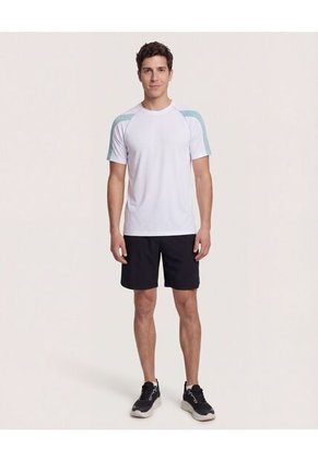 Camiseta  Para Hombre Manga Corta Cuello Redondo Color Blanco Marca Ostu #60091852
