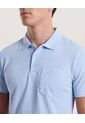 Polo  Para Hombre Cuello Tejido Con Bolsillo Color Azul Marca Ostu #60110874 de Ostu