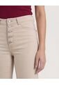 Jean Para Mujer Crop Flare Color Beige Marca Ostu #40160467 de Ostu
