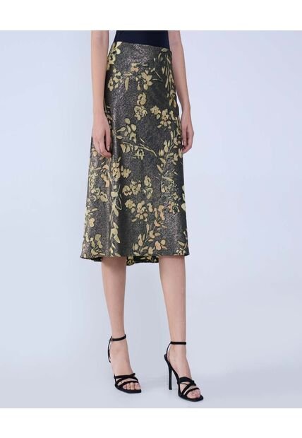 Falda Para Mujer Medio Color Verde  Marca Ostu #40140154