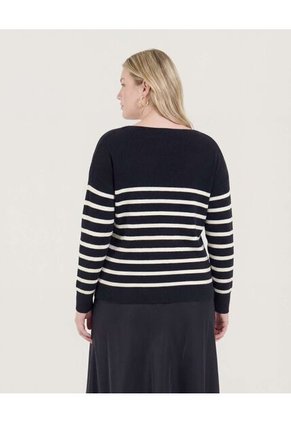 Saco Para Mujer Cuello V Color Negro Marca Ostu #40330078