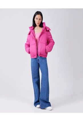 Crop Top Para Mujer Manga Sisa Color Fucsia Marca Ostu #40091824