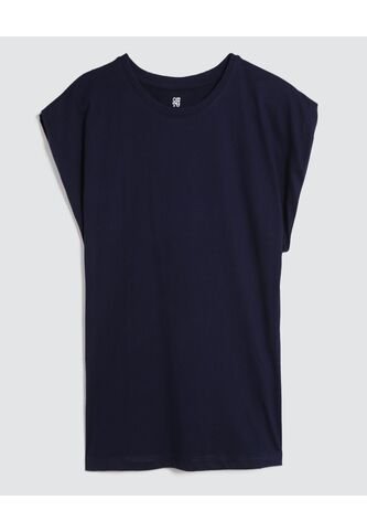 Camiseta Para Mujer Manga Sisa Color Azul  Marca Ostu #40092014 Ostu