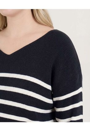 Saco Para Mujer Cuello V Color Negro Marca Ostu #40330078