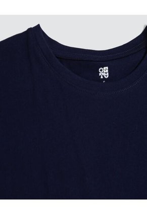 Camiseta Para Mujer Manga Sisa Color Azul  Marca Ostu #40092014