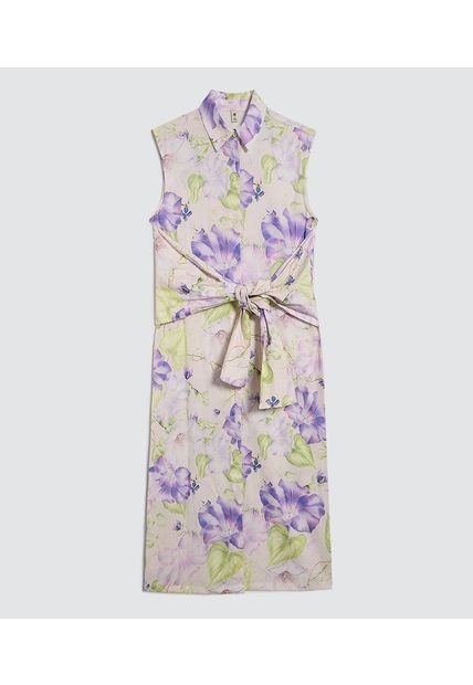 Vestido Para Mujer Manga Sisa Color Lila  Marca Ostu #40170287