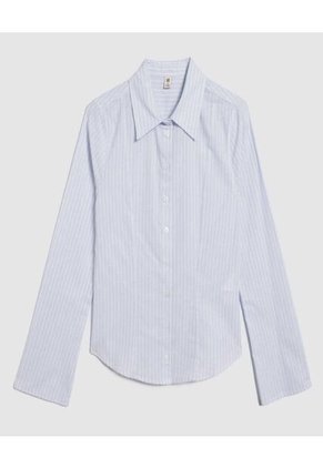 Camisa Para Mujer Manga Larga Color Azul Claro Marca Ostu #40010252