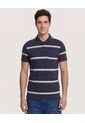 Polo  Para Hombre Cuello Tejido Con Bolsillo Color Azul Marca Ostu #60110834 de Ostu