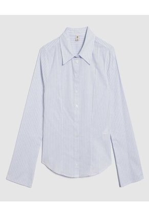 Camisa Para Mujer Manga Larga Color Azul Claro Marca Ostu #40010252