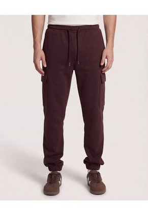 Pantalón  Para Hombre Jogger Cargo Color Café Marca Ostu #60070580