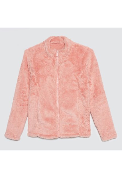 Chaqueta Para Niña Abrigo Color Rosado  Marca Ostu #90080034