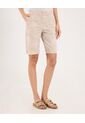 Bermuda Para Mujer Regular Corto Color Beige Marca Ostu #40100099 de Ostu
