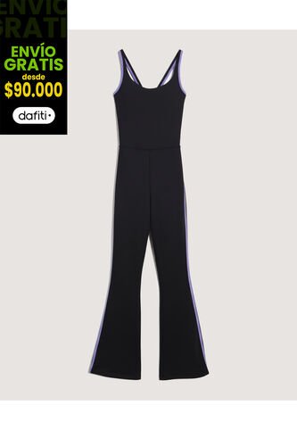 Enterizo  Para Mujer Manga Sisa Color Negro Marca Ostu #40320141 Ostu