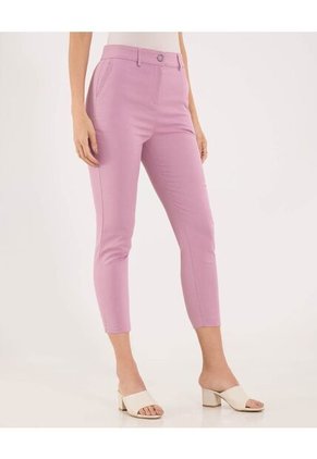 Pantalon Para Mujer Capri Color Lila Pastel Marca Ostu #40070772