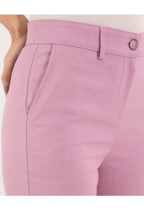Pantalon Para Mujer Capri Color Lila Pastel Marca Ostu #40070772