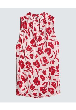 Blusa Para Mujer Manga Sisa Color Rojo Marca Ostu #40120964