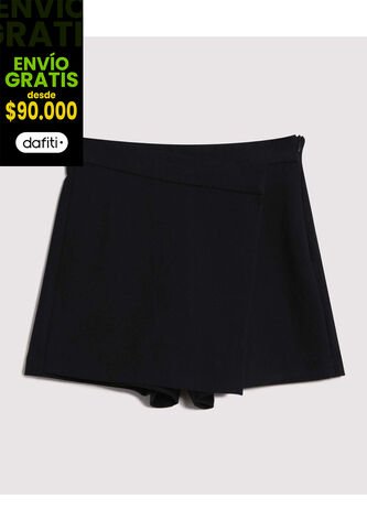 Falda  Para Mujer Corto Color Negro Marca Ostu #40140185 Ostu