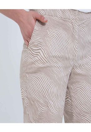 Bermuda Para Mujer Regular Corto Color Beige Marca Ostu #40100099