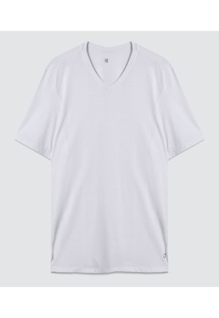 Camiseta Para Hombre Manga Corta Color Blanco Marca Ostu #60091293