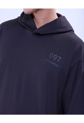 Buzo Para Hombre Hoodie Color Negro Marca Ostu #60060472