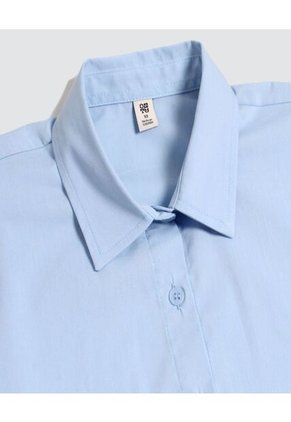 Blusa Para Niña Manga Sisa Color Azul  Marca Ostu #90120046