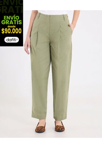 Pantalón  Para Mujer Moda Color Verde Marca Ostu #40070836 Ostu